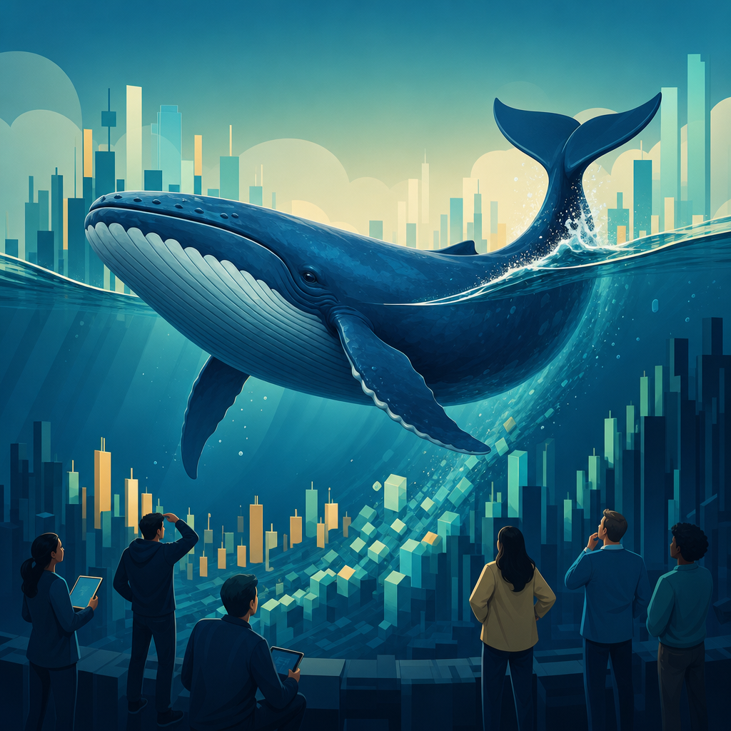 On-chain chart showing large crypto whale transfers moving between wallets and exchanges - why whale moves affect crypto prices
