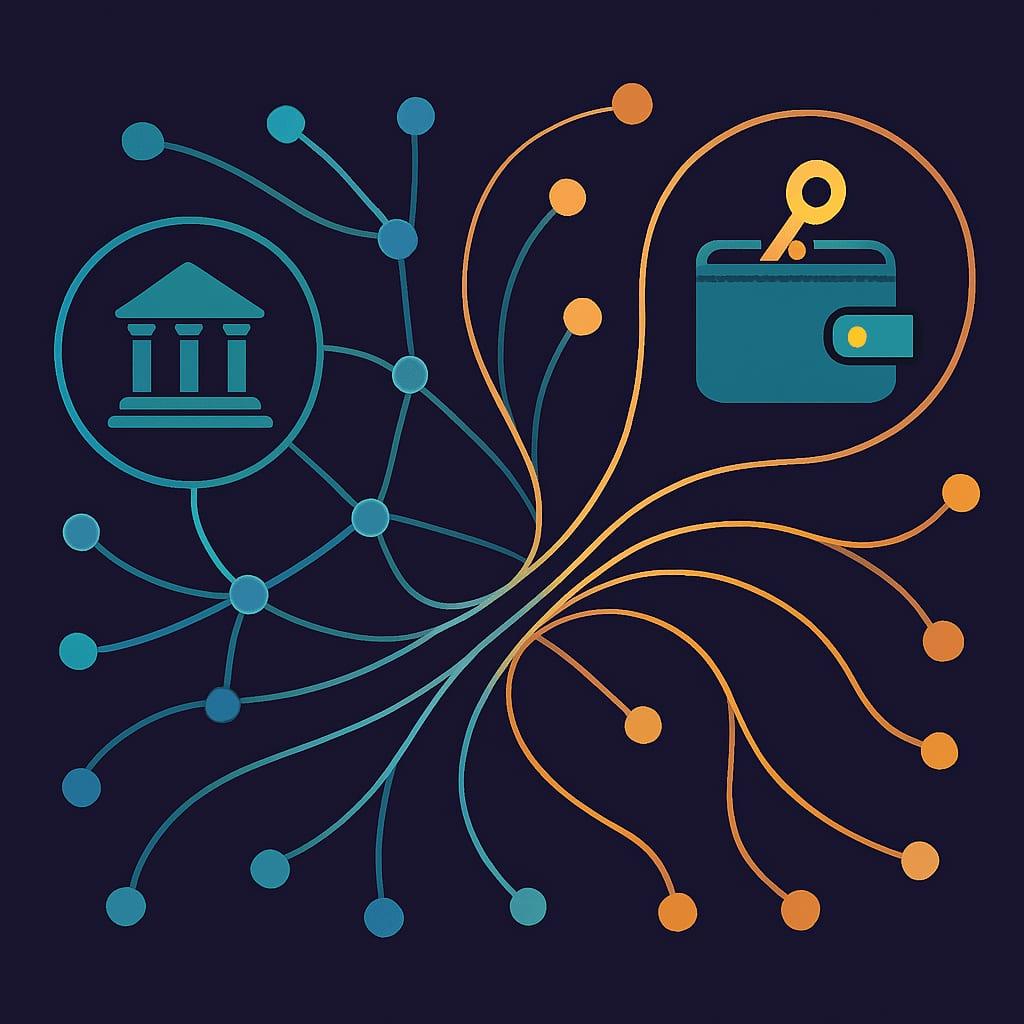 Un trader de crypto-monnaie déplace des pièces d'un échange centralisé vers plusieurs portefeuilles non dépositaires pour une auto-garde complète - Comment SwapRocket s'intègre dans votre pile d'auto-garde