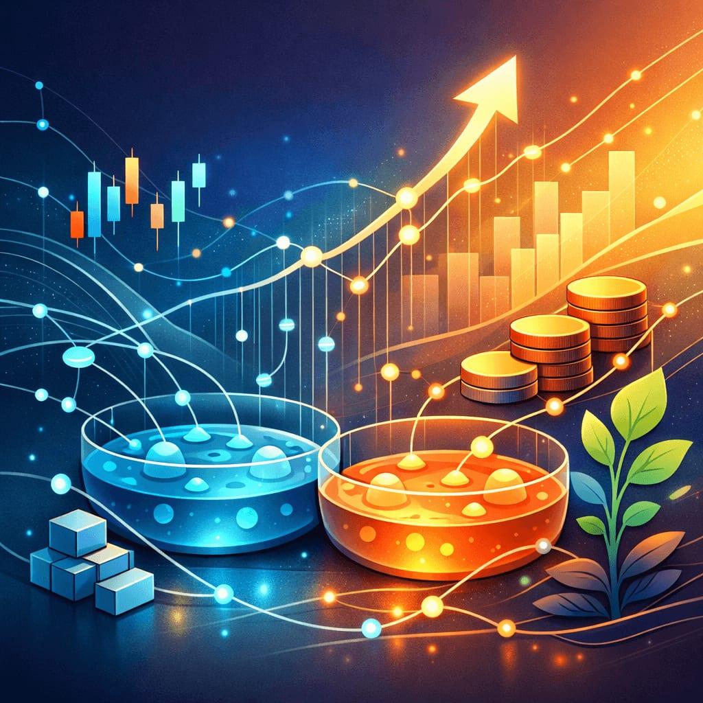 How an AMM sets the price in a liquidity pool