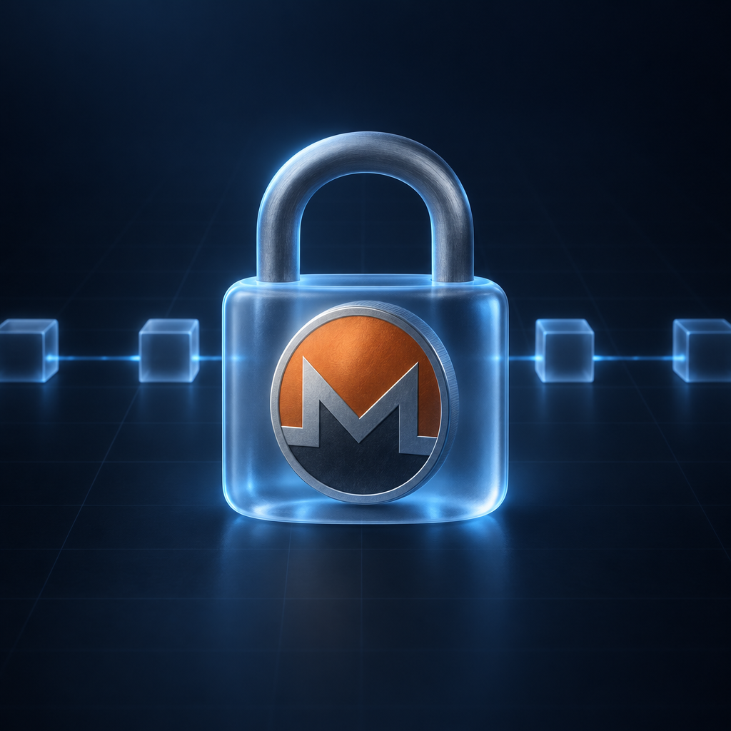 A Monero wallet showing a pending transaction beside a ten-block countdown and a node synchronization indicator - How do I check whether my Monero wallet is synced?
