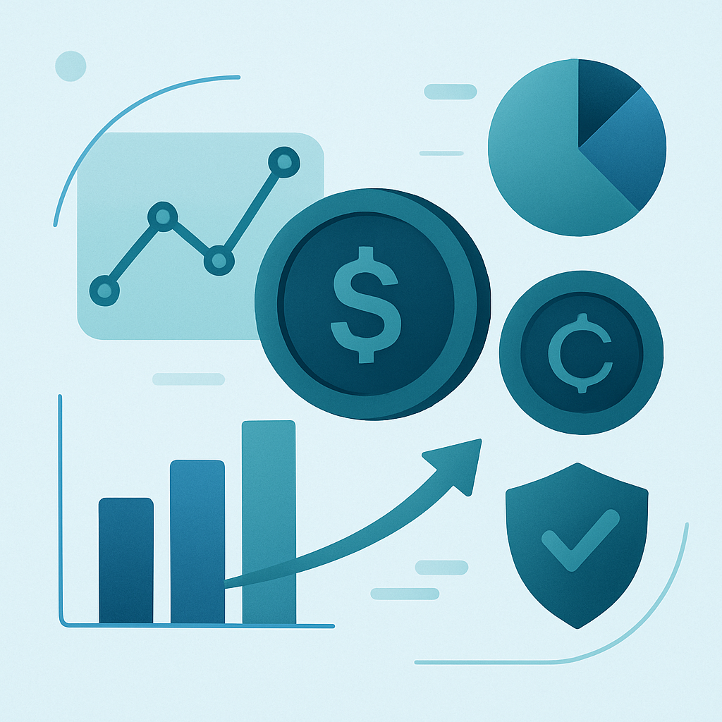 Crypto trader relaxing at night while monitoring stablecoin balances on a laptop - Core strategies for using stablecoins instead of panic selling