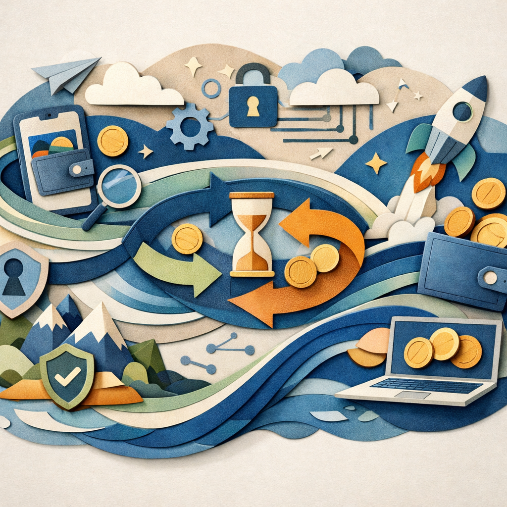 Person swapping cryptocurrency on a non-custodial no-KYC exchange interface - How a no-KYC instant swap actually works (step-by-step)