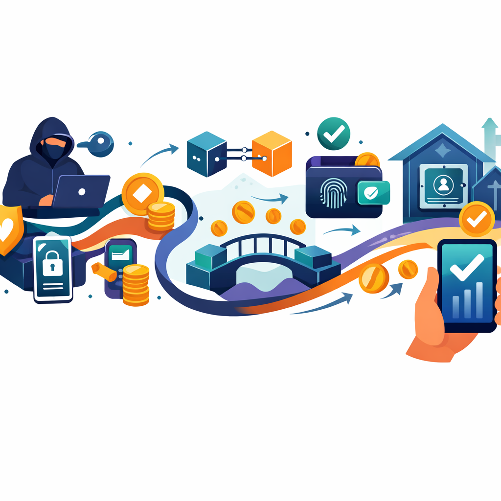 Человек, обменивающий криптовалюту между цепочками в частном порядке, используя некастодиальную биржу без KYC — одна таблица, которая делает все это привлекательным