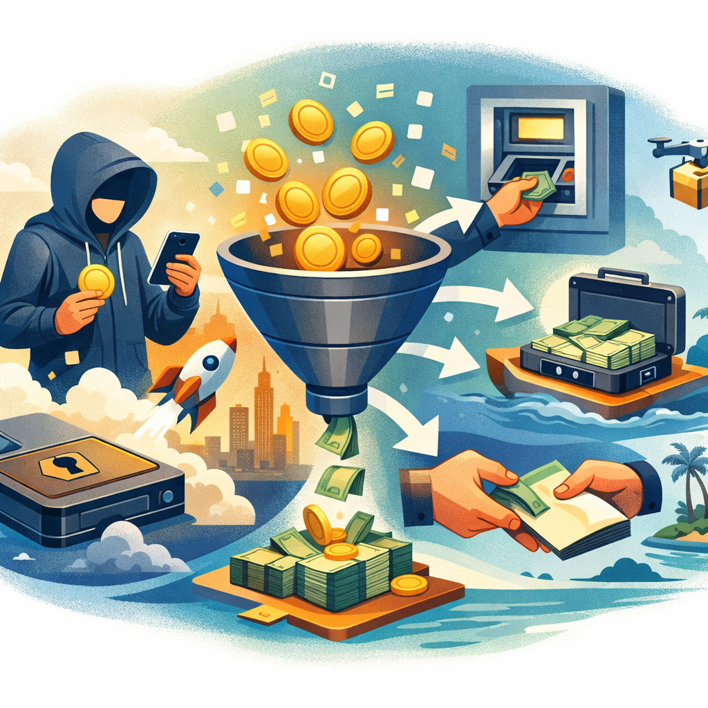 Person swapping crypto to stablecoins privately without KYC using a non-custodial exchange - The 4 main ways to sell crypto without KYC (and what they cost)