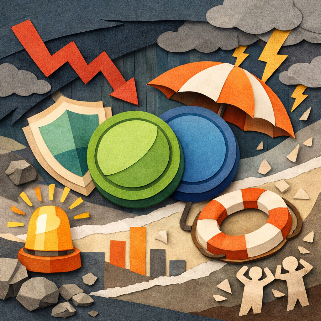 Trader swapping volatile crypto into USDT and USDC to manage risk and reduce stress - Stablecoins 101: USDT vs USDC (and when each makes sense)