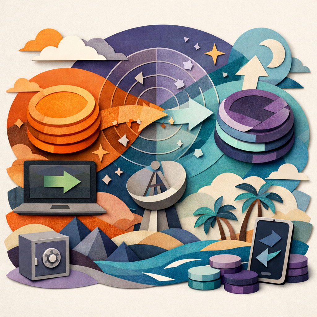 Illustration of swapping Bitcoin (BTC) to Solana (SOL) without KYC using a non-custodial exchange - Why BTC → SOL is suddenly on everyone’s radar