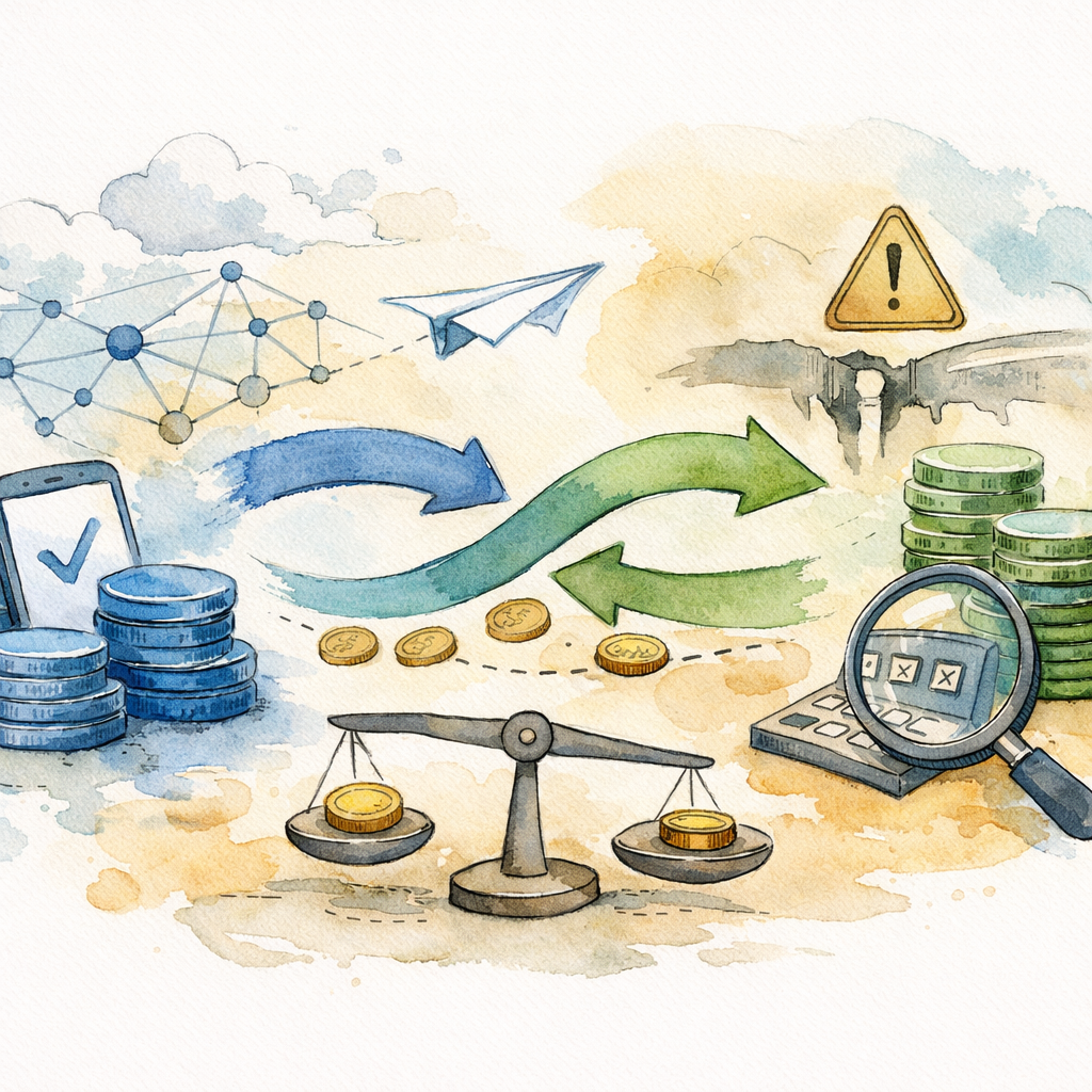 Person comparing USDC and USDT swap networks on a crypto exchange interface - Pick the Right Network: Fees, Speed, and “Oops” Prevention