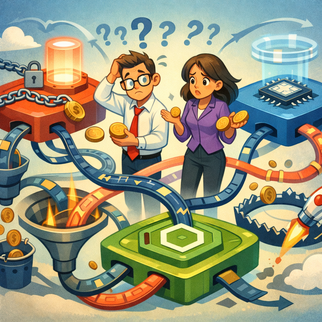 USDT token moving between TRC20, ERC20, and BEP20 networks with swap arrows - TRC20 vs ERC20 vs BEP20: The Quick, Useful Comparison